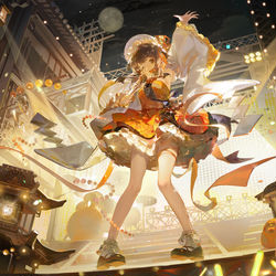 This is a pixiv picture whose title is 数珠.