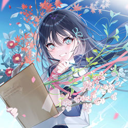 This is a pixiv picture whose title is 50. 🌈 届け！.