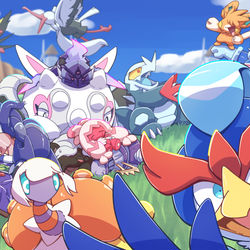 This is a pixiv picture whose title is 2022秋～冬 ポケモンつめあわせ.