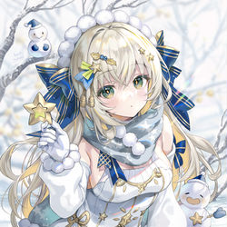 This is a pixiv picture whose title is 冬星.