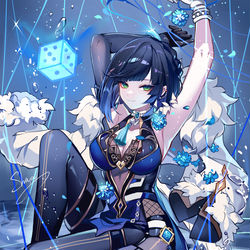 This is a pixiv picture whose title is 🎲.