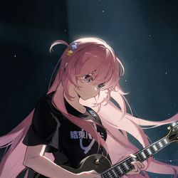 This is a pixiv picture whose title is ギターヒーロー.