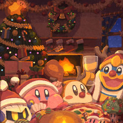 This is a pixiv picture whose title is クリスマスパーティー.