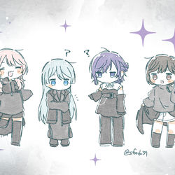 This is a pixiv picture whose title is ZOZOｺﾗﾎﾞ　ﾆｰｺﾞ.