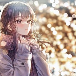 This is a pixiv picture whose title is ✨🎄.