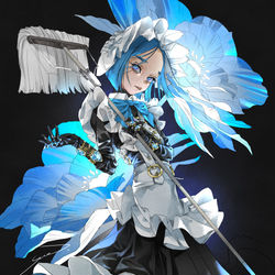 This is a pixiv picture whose title is 【誕生石シリーズ】AQUAMARINE.