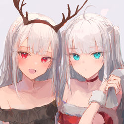 This is a pixiv picture whose title is 🎄.