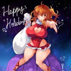 This is a pixiv picture whose title is 2023年クリスマス絵.
