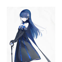 This is a pixiv picture whose title is 瑠璃烏.