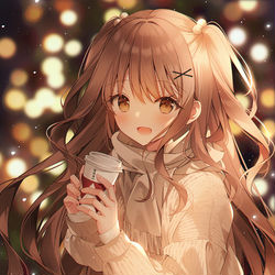 This is a pixiv picture whose title is 二回目のクリスマス.