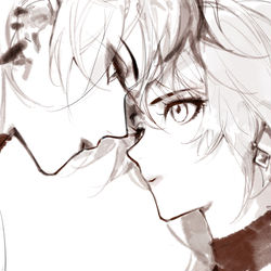 This is a pixiv picture whose title is 咖啡兑酒.