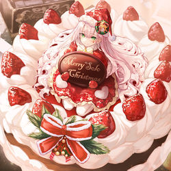 This is a pixiv picture whose title is cake.