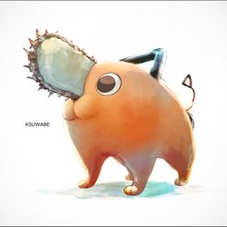 This is a pixiv picture whose title is ポチタ.