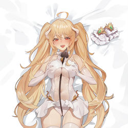 This is a pixiv picture whose title is Dakimakura.