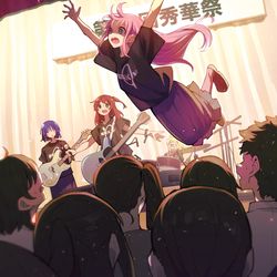 This is a pixiv picture whose title is 君に朝が降る.