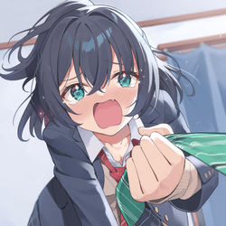 This is a pixiv picture whose title is なんで何もしないのよ !!.