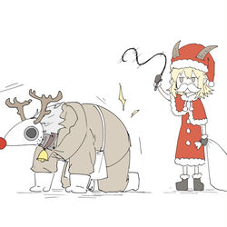 This is a pixiv picture whose title is 🎅.