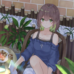 This is a pixiv picture whose title is 読書.