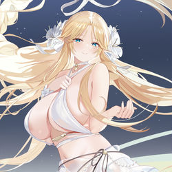 This is a pixiv picture whose title is ブレスト.