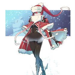 This is a pixiv picture whose title is サンタちゃん.