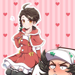 This is a pixiv picture whose title is クリスマスなピニャアオ.