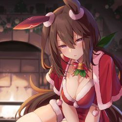 This is a pixiv picture whose title is アドマイヤベガ(クリスマス).