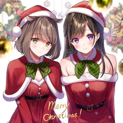 This is a pixiv picture whose title is 受付ちゃん日誌【35】🎄.