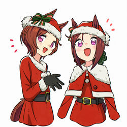 This is a pixiv picture whose title is サクラクリスマス.