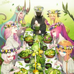 This is a pixiv picture whose title is カルデア野菜摂取強化月間.