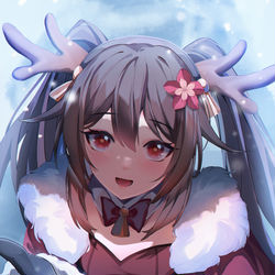 This is a pixiv picture whose title is 圣诞胡桃.
