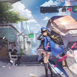 This is a pixiv picture whose title is GODDESS OF VICTORY: NIKKE.