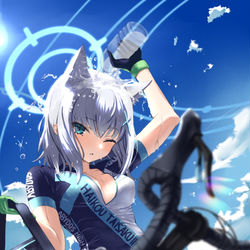 This is a pixiv picture whose title is シロコ.