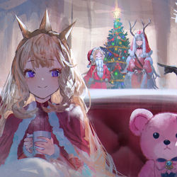 This is a pixiv picture whose title is Merry Christmas.