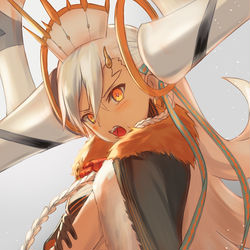 This is a pixiv picture whose title is 頑なに宝具を見せてくれないU-オルガマリー.