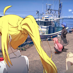 This is a pixiv picture whose title is Kessoku Band.