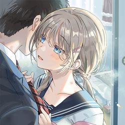 This is a pixiv picture whose title is 「今夜もお待ちしておりますからね、旦那様…」.