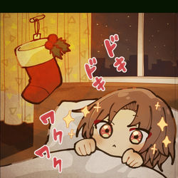 This is a pixiv picture whose title is 10年前のクリスマス.