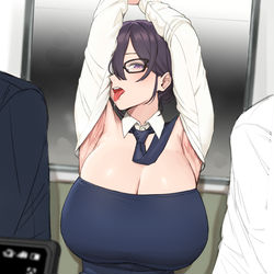 This is a pixiv picture whose title is Tease train.