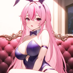 This is a pixiv picture whose title is 刃十三的兔女郎！.