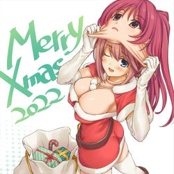 This is a pixiv picture whose title is めりくり.