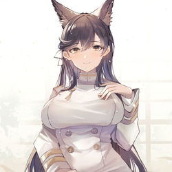 This is a pixiv picture whose title is 愛宕さん.