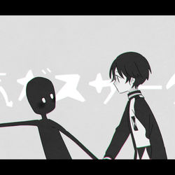 This is a pixiv picture whose title is 排気ガスサークル.