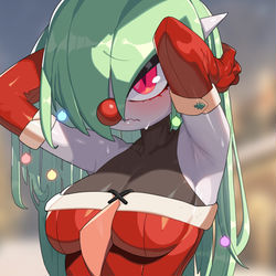 This is a pixiv picture whose title is drunkoak Christmas present.