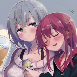This is a pixiv picture whose title is 寄りかかれる場所.