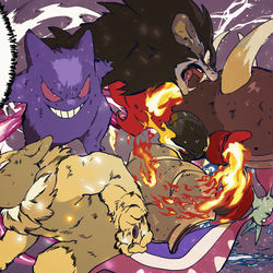 This is a pixiv picture whose title is 仲間たち.