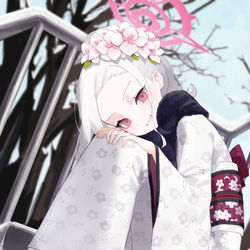 This is a pixiv picture whose title is 課題.