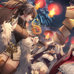 This is a pixiv picture whose title is お祭り.