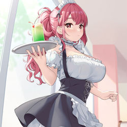 This is a pixiv picture whose title is メイド.