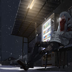 This is a pixiv picture whose title is HK416.