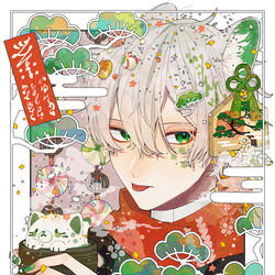 This is a pixiv picture whose title is 抹茶ラテ.